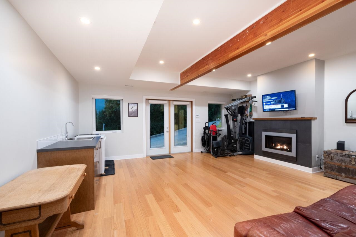 Garage Interior Photo of 3642 Bedwell Bay Road, Belcarra, BC