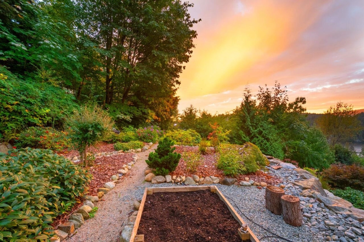 Garden / Landscaping Photo of 3642 Bedwell Bay Road, Belcarra, BC