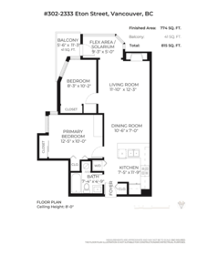 302 2333 Eton Street, Vancouver, BC, Vancouver — Apartment/Condo for sale