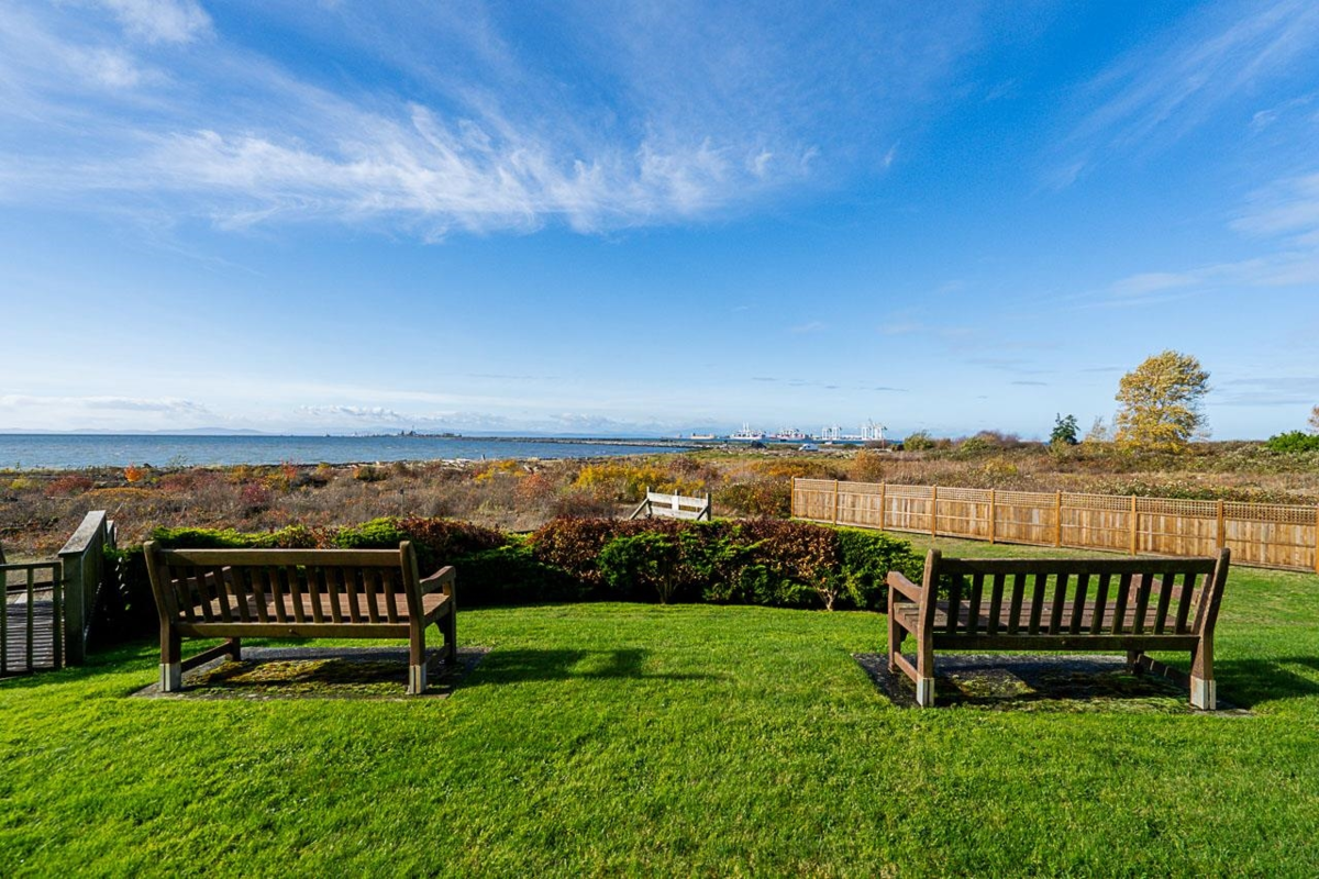 Aerial View of 107 1120 Tsatsu Shores Drive, Delta, BC