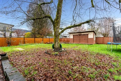 Aerial View of 3676 Inverness Street, Port Coquitlam, BC