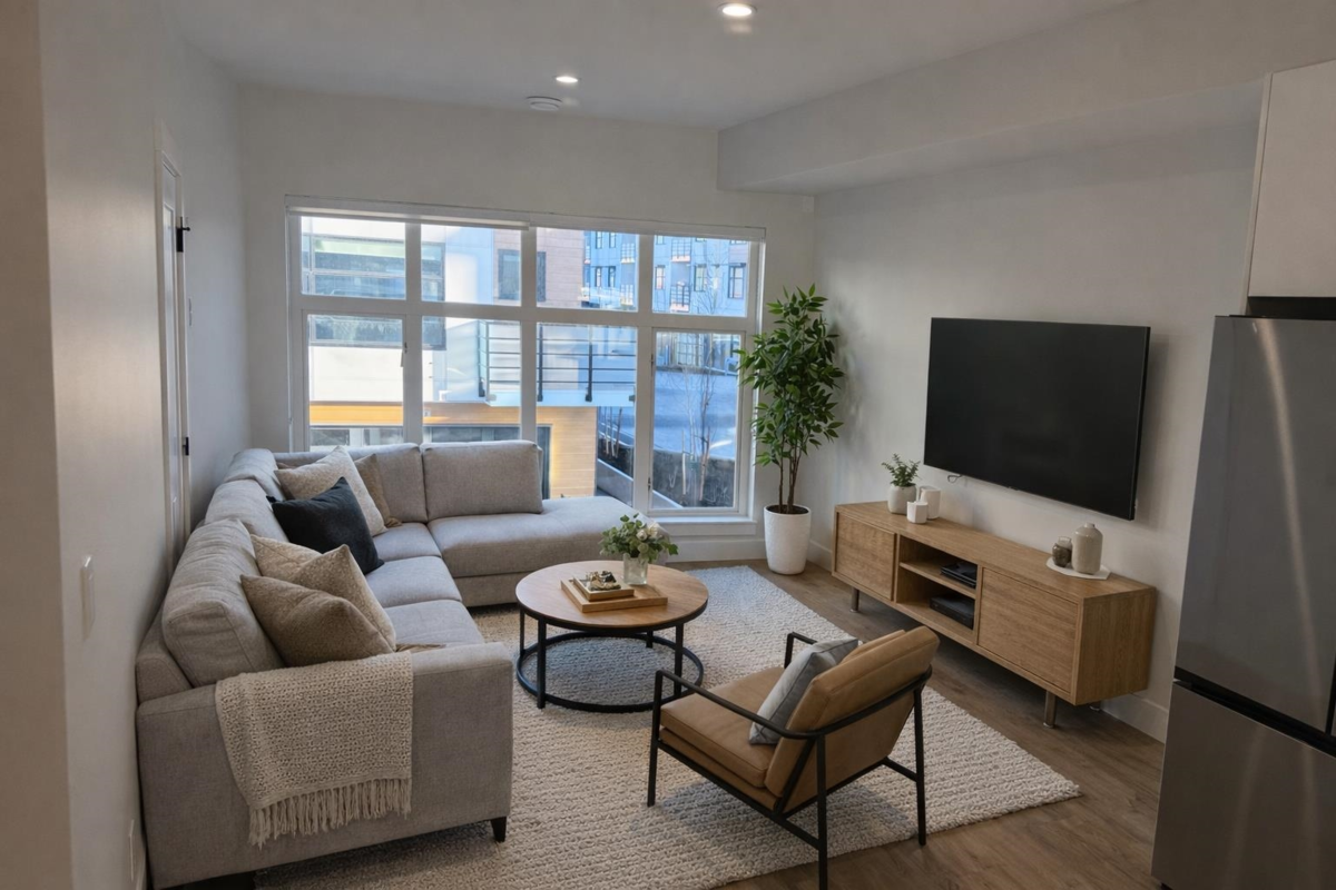 Living Room Photo of 26 177 175a Street, Surrey, BC