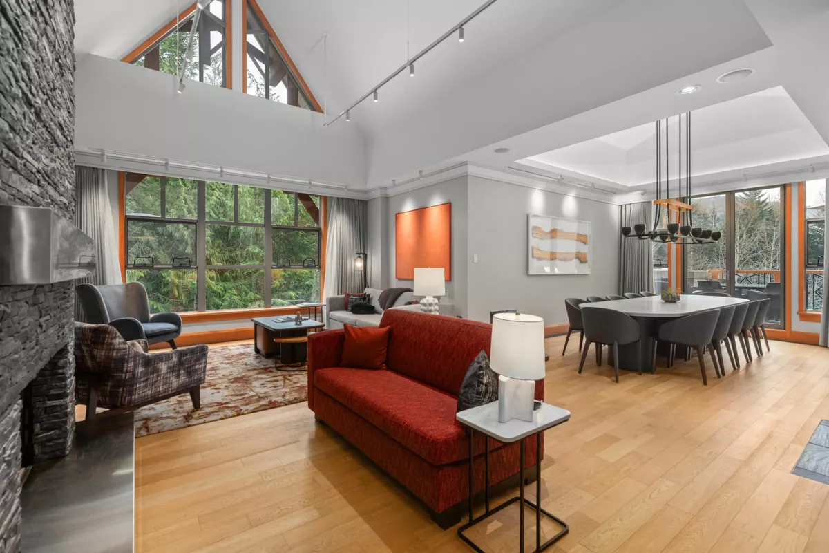 Living Room Photo of 52 4617 Blackcomb Way, Whistler, BC