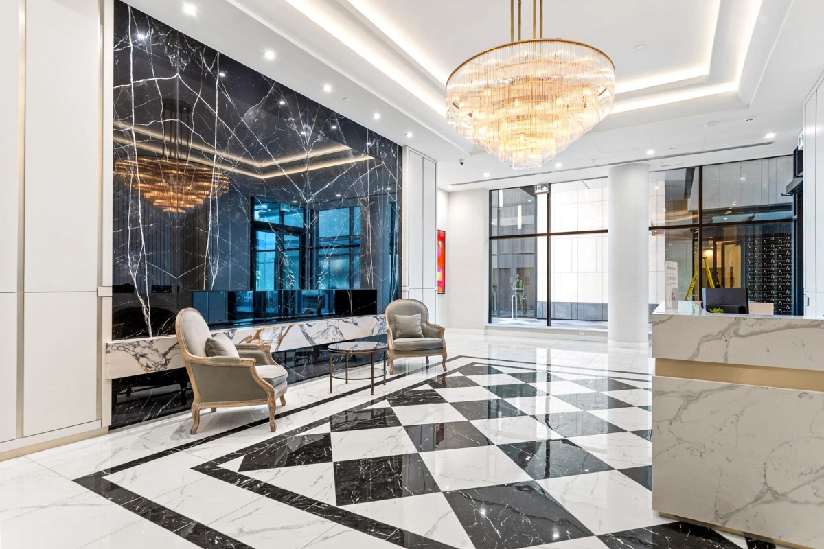 Living Room Photo of 703 135 E 13th Street, North Vancouver, BC