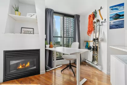 Living Room Photo of 603 501 Pacific Street, Vancouver, BC