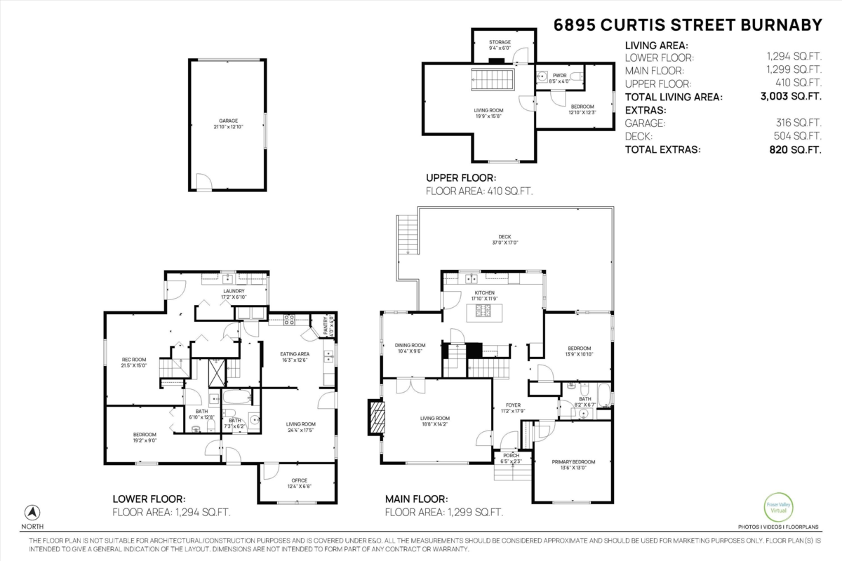 Backyard Photo of 6895 Curtis Street, Burnaby, BC