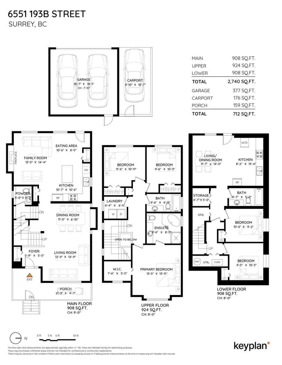 Front Yard Photo of 6551 193b Street, Surrey, BC