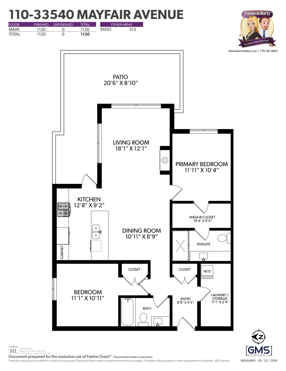 Outdoor Deck Photo of 110 33540 Mayfair Avenue, Abbotsford, BC