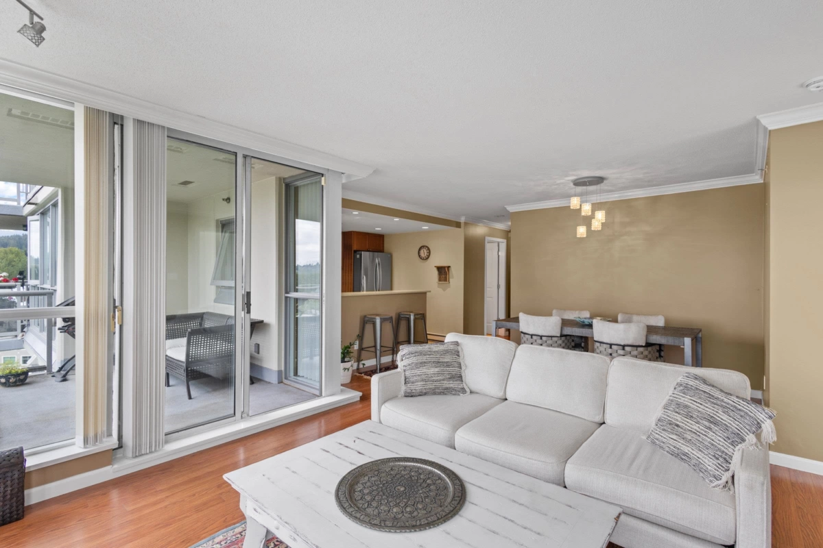 Living Room Photo of 903 235 Guildford Way, Port Moody, BC