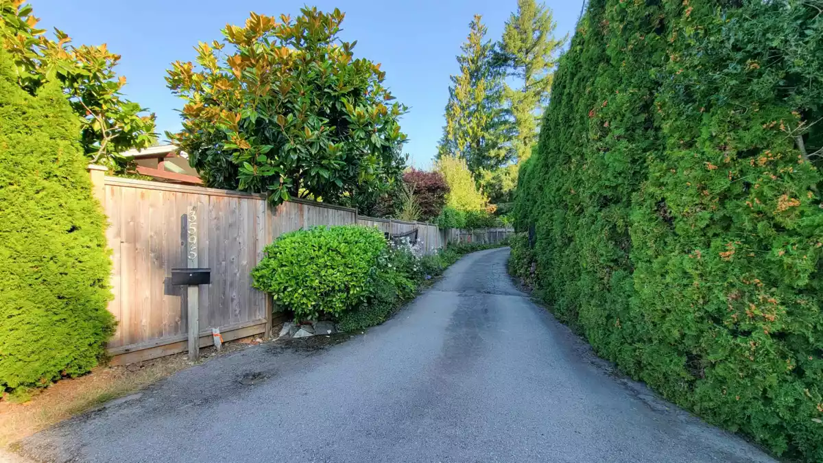 Exterior Rear Photo of 3595 Wellington Crescent, North Vancouver, BC