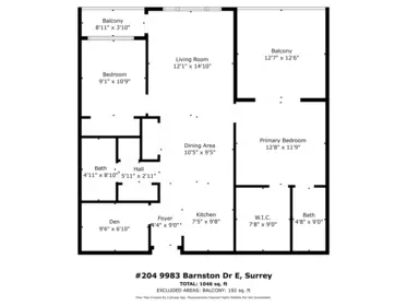 Basement Recreation Room Photo of 204 9983 E Barnston Drive, Surrey, BC