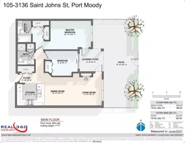 105 3136 St. Johns Street, Port Moody, BC, Port Moody — Apartment/Condo for sale