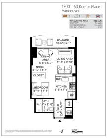 Walk-In Closet Photo of 1703 63 Keefer Place, Vancouver, BC