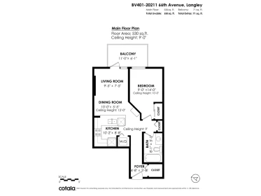 Aerial View of B401 20211 66 Avenue, Langley, BC