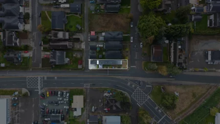Aerial View of 34609 2 Avenue, Abbotsford, BC