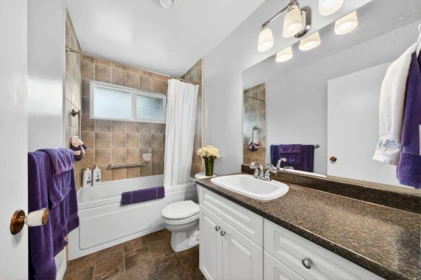 Powder Room Photo of 3833 Killarney Street, Port Coquitlam, BC