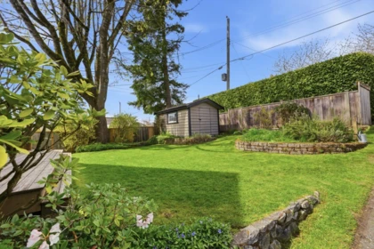 Aerial View of 424 E Keith Road, North Vancouver, BC