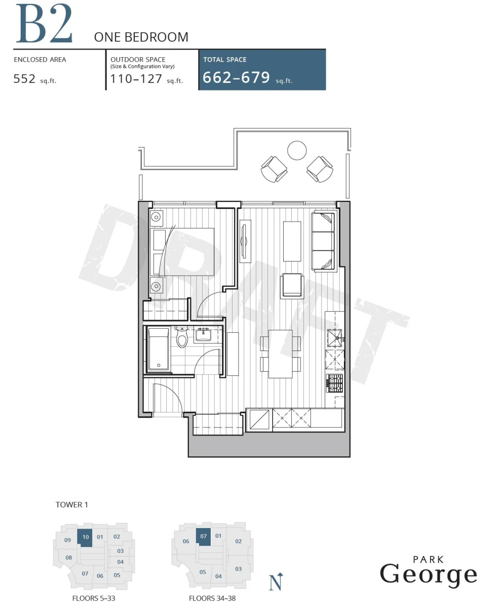 Exterior Rear Photo of 2910 13768 100 Avenue, Surrey, BC