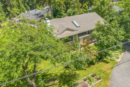 Aerial View of 1130 Tuxedo Drive, Port Moody, BC