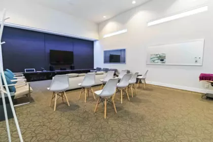 Basement Recreation Room Photo of 1206 6951 Elmbridge Way, Richmond, BC