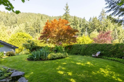 Aerial View of 120 Mountain Drive, Lions Bay, BC