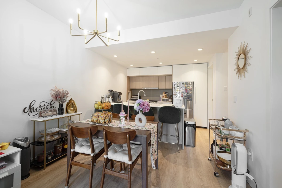 Living Room Photo of 208 9888 University Crescent, Burnaby, BC
