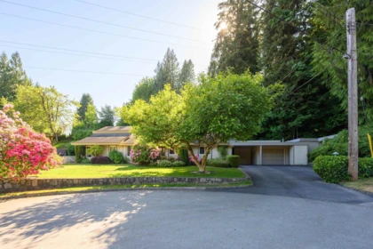 Aerial View of 1747 Bellelynn Place, North Vancouver, BC