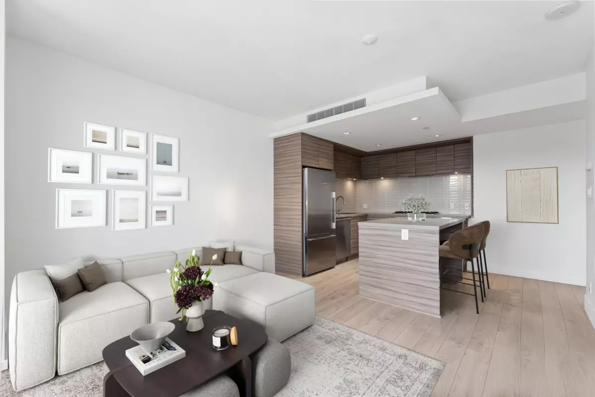 Family Room Photo of 1909 1550 Fern Street, North Vancouver, BC