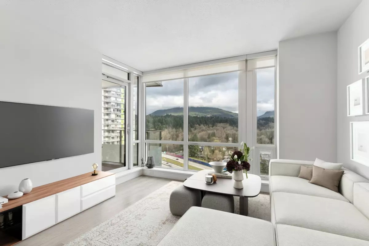 Living Room Photo of 1909 1550 Fern Street, North Vancouver, BC