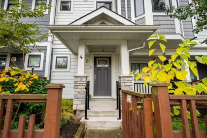 4 189 Wood Street, New Westminster, BC, New Westminster — Townhouse for sale