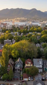 Aerial View of 1746 William Street, Vancouver, BC