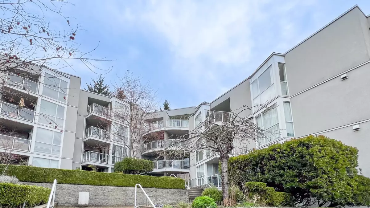 Exterior Rear Photo of 205 8430 Jellicoe Street, Vancouver, BC