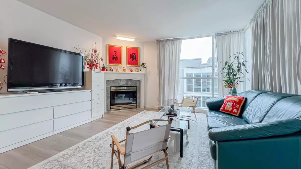 Living Room Photo of 205 8430 Jellicoe Street, Vancouver, BC