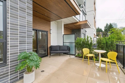 Outdoor Patio Photo of 103 623 Kemsley Avenue, Coquitlam, BC