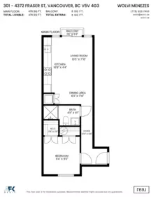 Staircase Photo of 301 4372 Fraser Street, Vancouver, BC