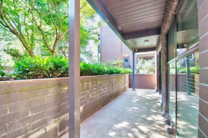 Outdoor Patio Photo of 118 1655 Nelson Street, Vancouver, BC