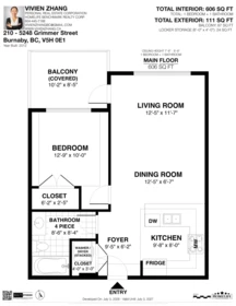 Basement Recreation Room Photo of 210 5248 Grimmer Street, Burnaby, BC