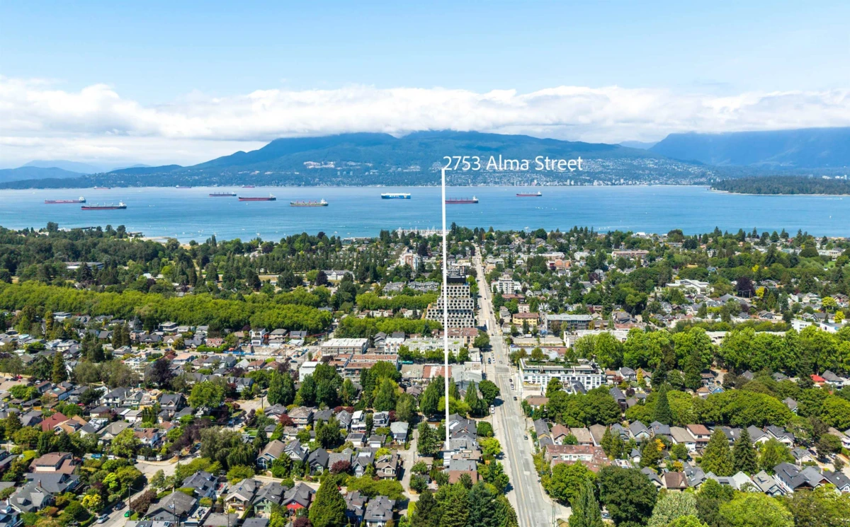 Exterior Rear Photo of 2753 Alma Street, Vancouver, BC