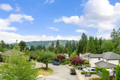 Aerial View of 116 Ravine Drive, Port Moody, BC