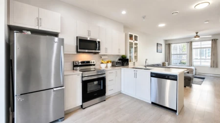 Kitchen Island Photo of 35 14555 68 Avenue, Surrey, BC