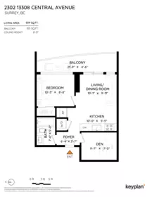 Garage Interior Photo of 2302 13308 Central Avenue, Surrey, BC