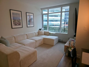 Living Room Photo of 507 258 Nelson's Court, New Westminster, BC