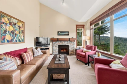 Living Room Photo of 7 2323 Taluswood Place, Whistler, BC