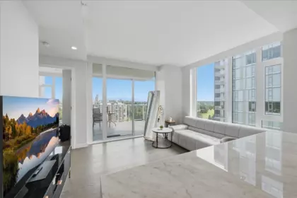 Living Room Photo of 2207 7418 Paulson Street, Vancouver, BC