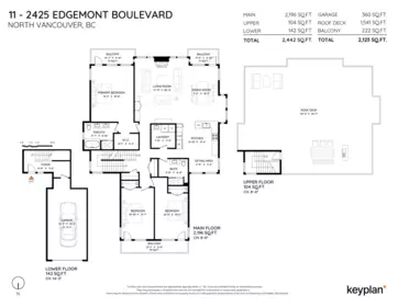 11 2425 Edgemont Boulevard, North Vancouver, BC, North Vancouver — Townhouse for sale