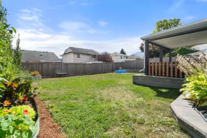Aerial View of 5892 Glendale Drive, Chilliwack, BC