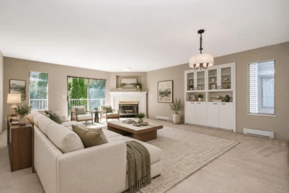 Dining Area Photo of 14 2420 Pitt River Road, Port Coquitlam, BC