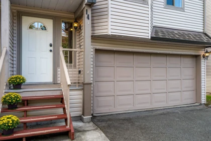 Exterior Rear Photo of 14 2420 Pitt River Road, Port Coquitlam, BC