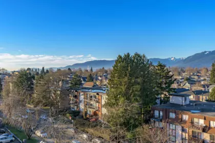 Aerial View of 404 4160 Albert Street, Burnaby, BC
