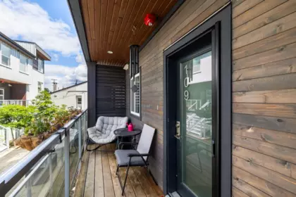 Outdoor Deck Photo of 109 453 E 16th Avenue, Vancouver, BC